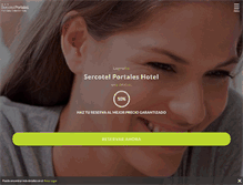 Tablet Screenshot of hotelsercotelportales.com